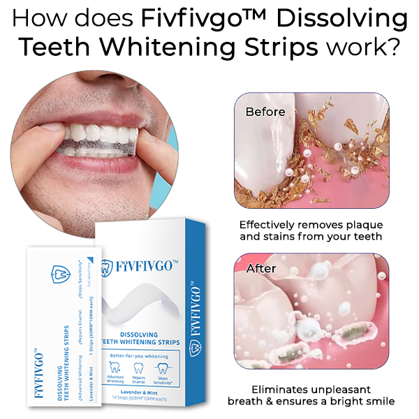 Fivfivgo™ Dissolving Teeth Whitening Strips