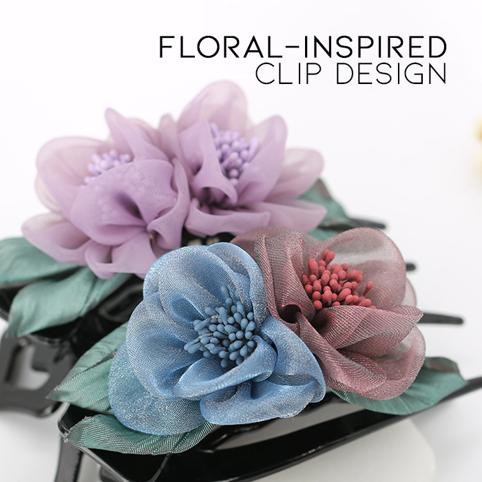 Elegant Floral Hair Clip