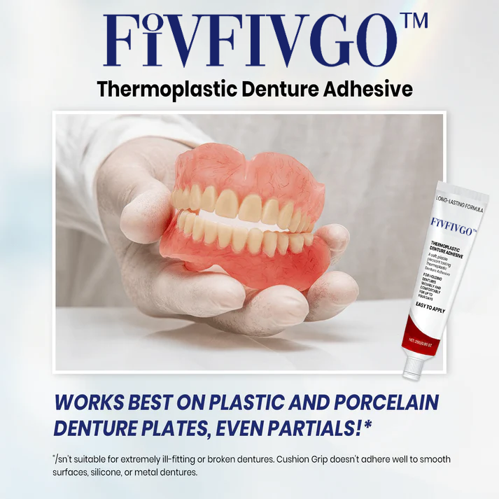 ✨2025 Upgraded Formula✨ Fivfivgo™ Thermoplastic Denture Adhesiv