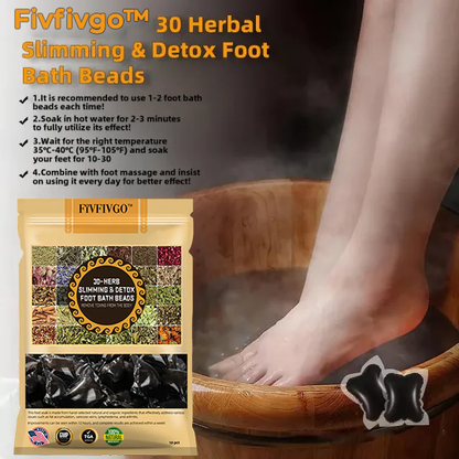 Fivfivgo™ 30-Herb Slimming & Detox Foot Bath Beads