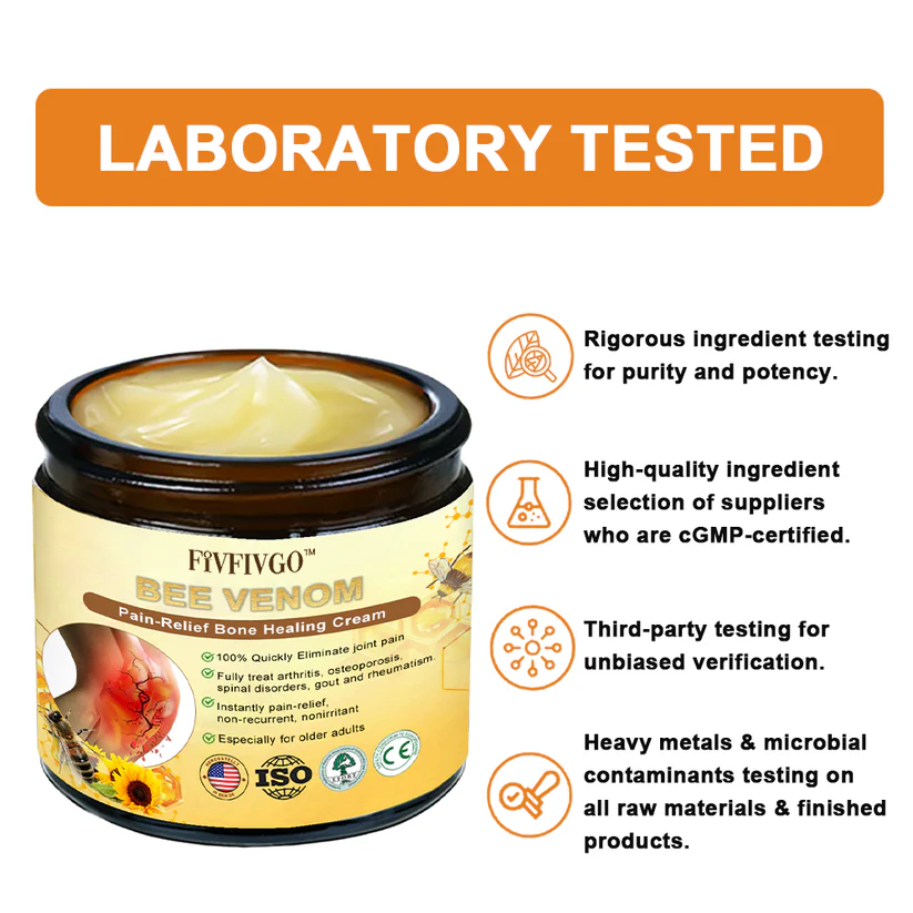 Fivfivgo™ Bee Venom Pain Relief Bone Healing Cream (Specially for older adults & AAOS recommends)