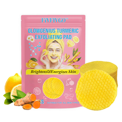 Fivfivgo™ GlowGenius Turmeric Exfoliating Pad