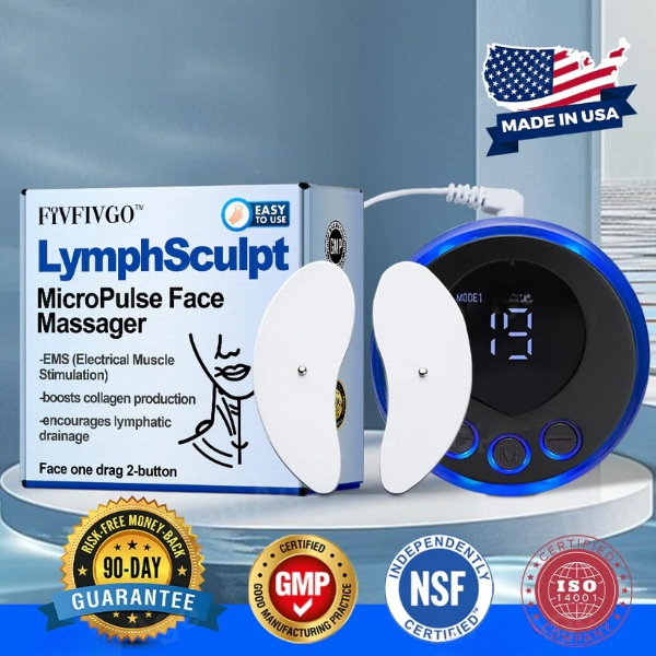 Fivfivgo™ LymphSculpt MicroPulse Face Massager