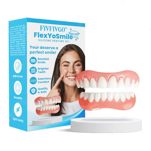 Fivfivgo™ FlexYoSmile Silicone Denture Set