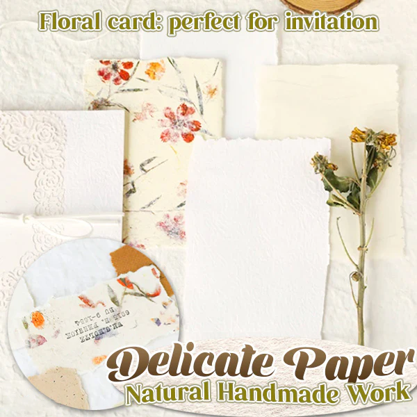 Fivfivgo™ Pressed Flower DIY Papermaking Set