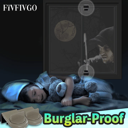 Fivfivgo™ Anti-Thief Safety Sliding Door and Window Security Lock