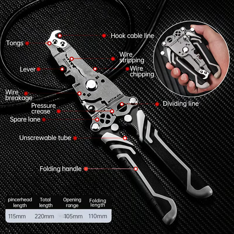 18-in-1 Multifunctional Folding Pliers