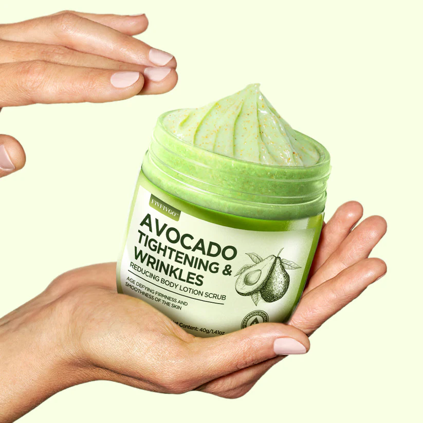 Fivfivgo™ Avocado Tightening & Wrinkles Reducing Body Lotion Scrub (🇨🇦CDA Recommended)