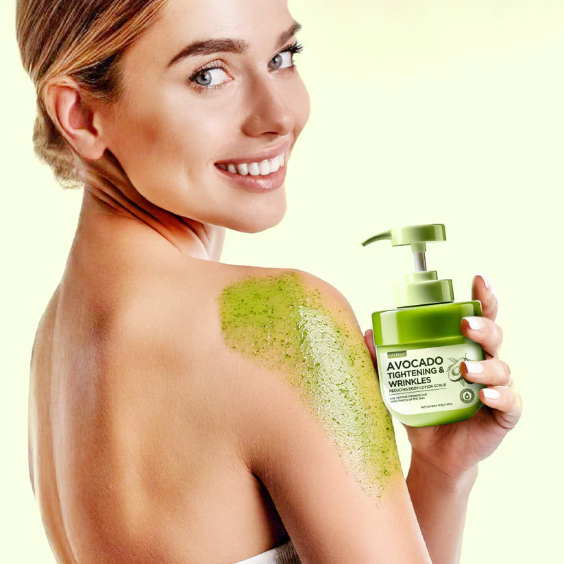 Fivfivgo™ Avocado Tightening & Wrinkles Reducing Body Lotion Scrub (🇨🇦CDA Recommended)