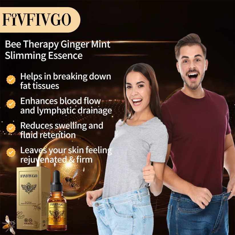 Fivfivgo™ 𝐁𝐞𝐞 𝐓𝐡𝐞𝐫𝐚𝐩𝐲 𝐆𝐢𝐧𝐠𝐞𝐫 𝐌𝐢𝐧𝐭 𝐒𝐥𝐢𝐦𝐦𝐢𝐧𝐠 𝐄𝐬𝐬𝐞𝐧𝐜𝐞