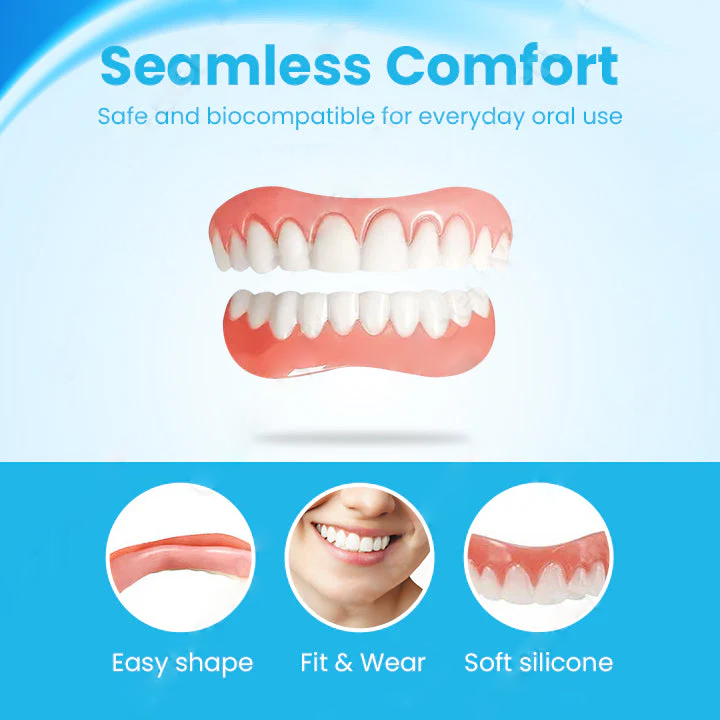 Fivfivgo™ FlexYoSmile Silicone Denture Set