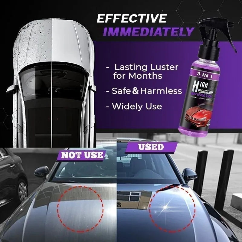 Lyseemin™ 3 in 1 High Protection Quick Car Coating Spray