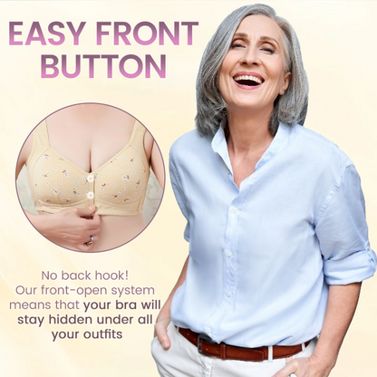 Fivfivgo™ Daisy Comfort Button Bra