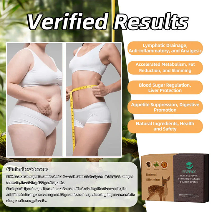 Fivfivgo™ Musk Bee Venom Lymphatic Drainage & Slimming Patches