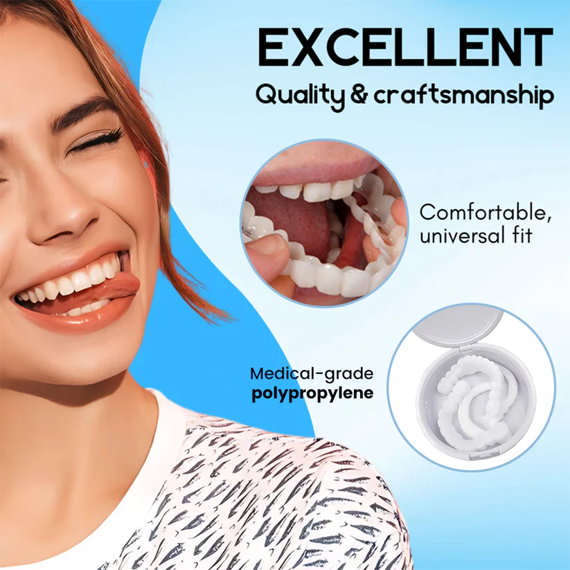 2025 NEW Upgrade✨Fivfivgo™ Adjustable Snap-On Dentures 🔥 LAST DAY SALE 75% OFF