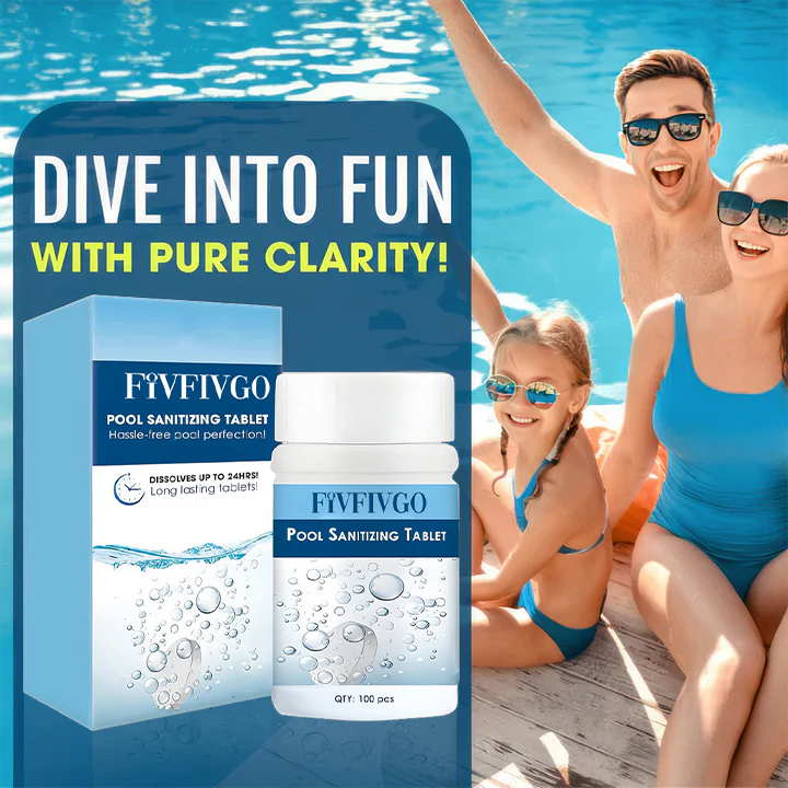 Fivfivgo™ Pool Sanitizing Tablet (100 TABLETS)