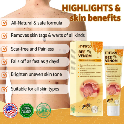 Fivfivgo™ Bee Venom Mole and Wart Cream