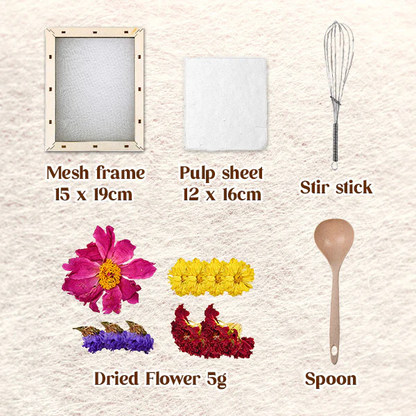 Fivfivgo™ Pressed Flower DIY Papermaking Set