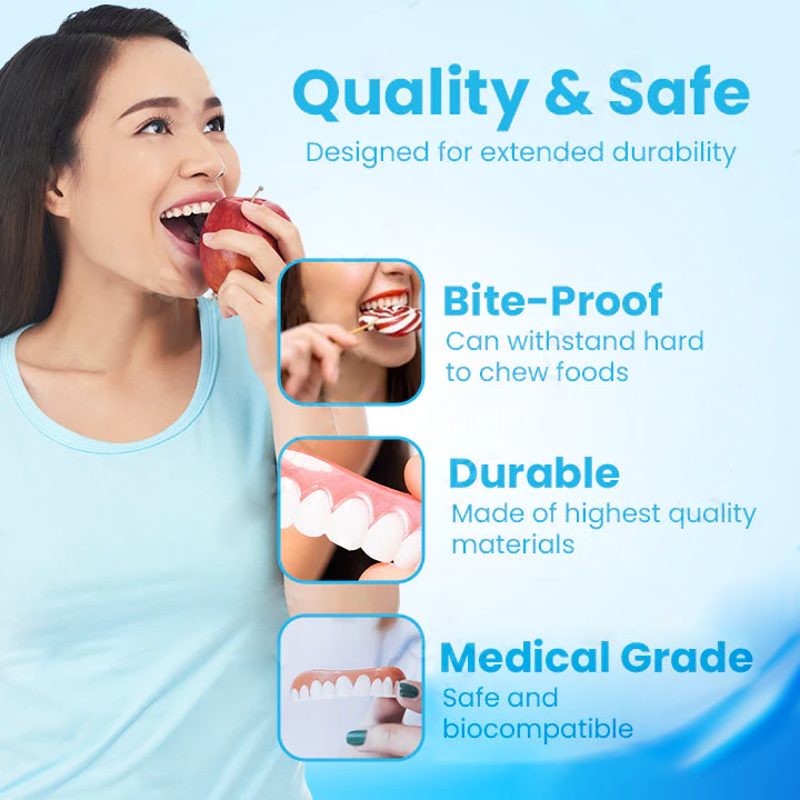 Fivfivgo™ FlexYoSmile Silicone Denture Set