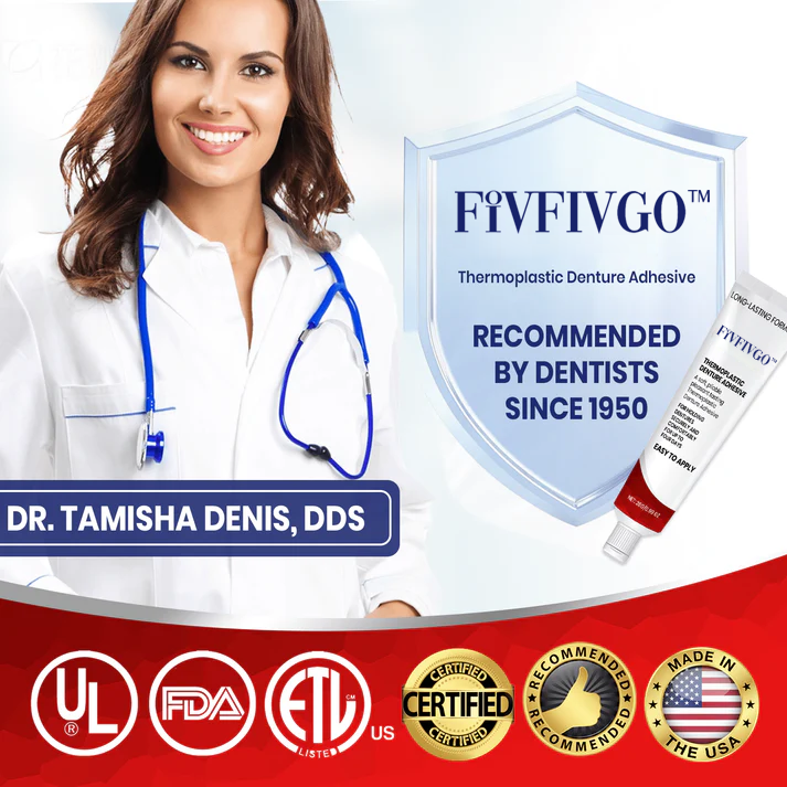 ✨2025 Upgraded Formula✨ Fivfivgo™ Thermoplastic Denture Adhesiv