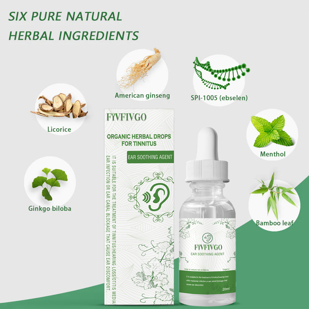 Fivfivgo™ Organic Herbal Drops for Tinnitus