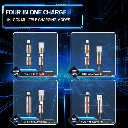 4-in-1 USB-C Fast Charging Cable