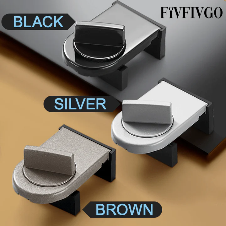 Fivfivgo™ Anti-Thief Safety Sliding Door and Window Security Lock