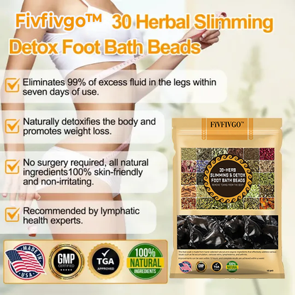 Fivfivgo™ 30-Herb Slimming & Detox Foot Bath Beads