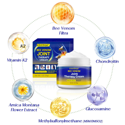 Fivfivgo™ Bee Venom Joint Therapy Cream: Relieves stiffness and swelling