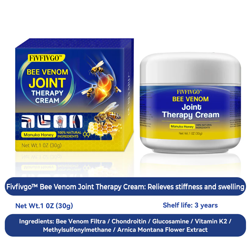 Fivfivgo™ Bee Venom Joint Therapy Cream: Relieves stiffness and swelling