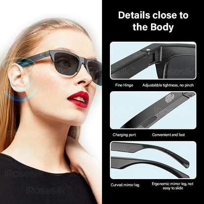 iRosesilk™ Futuristic Bluetooth Smart Glasses