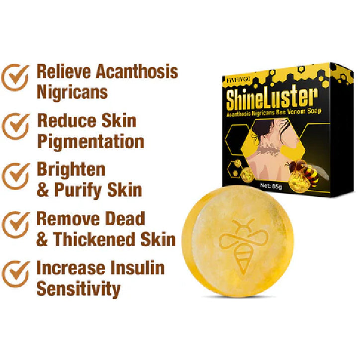 Fivfivgo™ ShineLuster Bee Venom Clinical Strength Soap for Skin Clarity