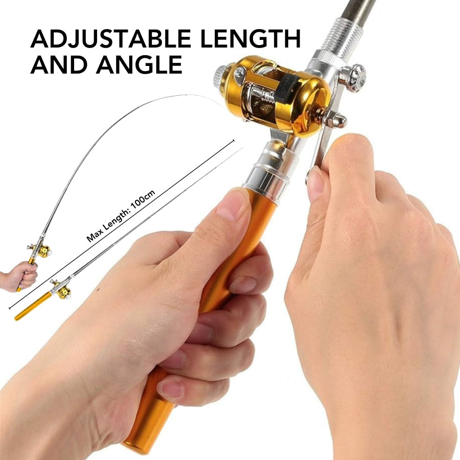 Portable Pen Style Ice Fishing Rod Set