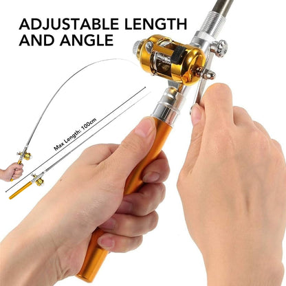 Portable Pen Style Ice Fishing Rod Set