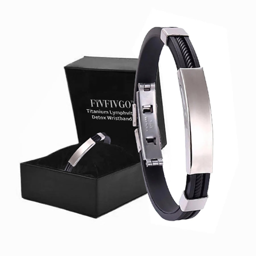 Fivfivgo™ Titanium Lymphvity Detox Wristband