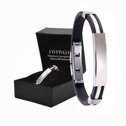 Fivfivgo™ Titanium Lymphvity Detox Wristband