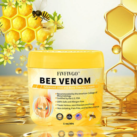 Fivfivgo™ Bee Venom Advanced Joint and Bone Therapy Cream (New Zealand Bee Extract - Specializes in Orthopedic Diseases and Arthritis Pain)