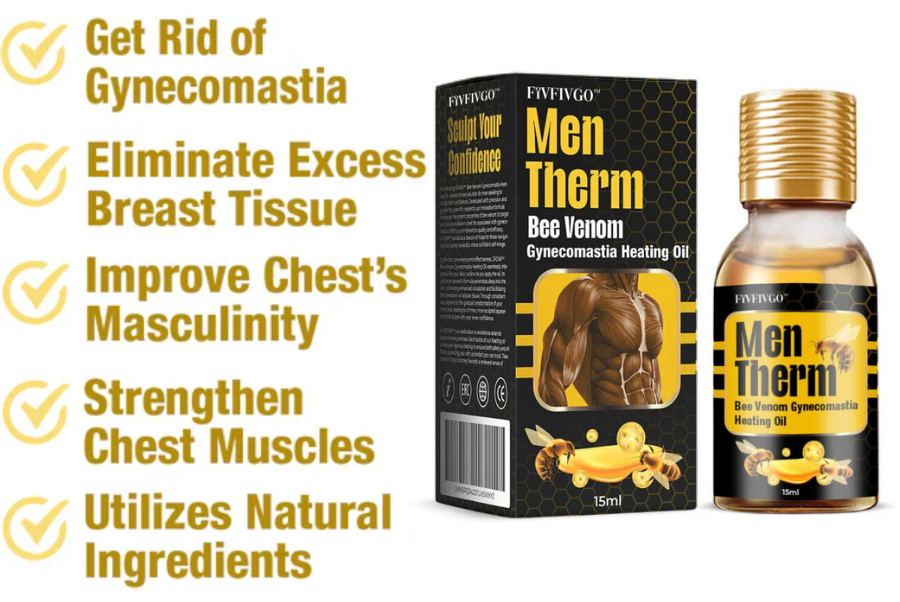 Fivfivgo™ MenTherm Bee Venom Gynecomastia Heating Oil