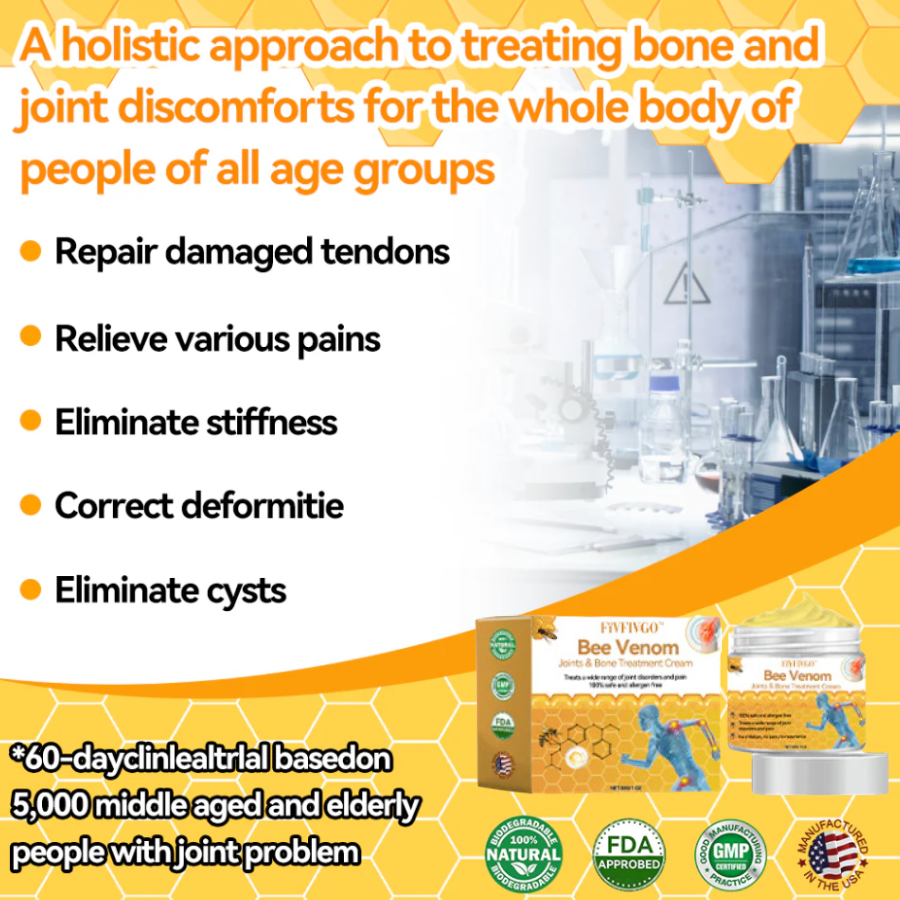 Fivfivgo™ Bee Venom Therapeutic Cream for Joints and Bones