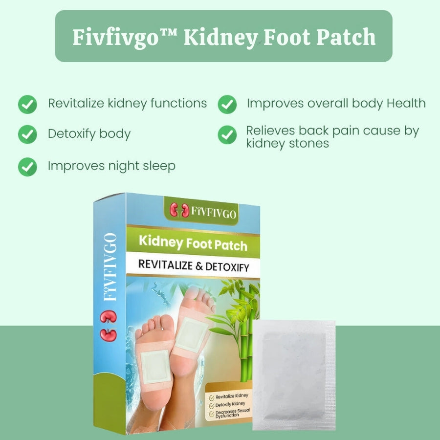 Fivfivgo™ Kidney Foot Patch - Revitalize & Detoxify (30 Patch/Box)