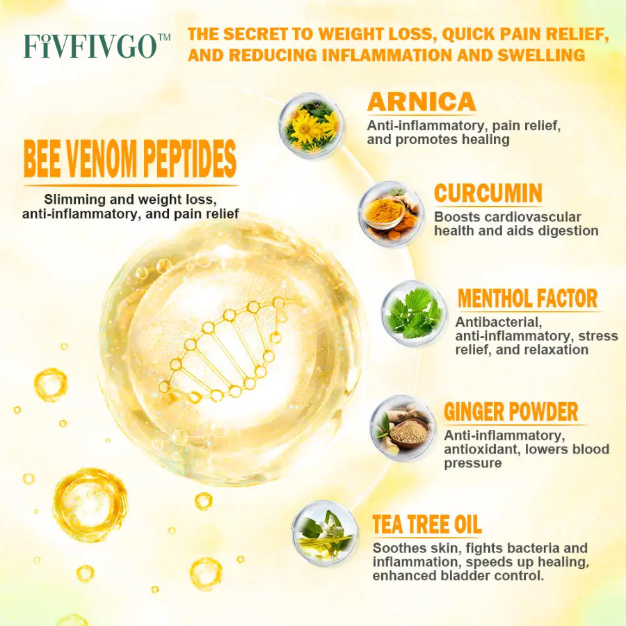 Fivfivgo™ Bee Venom Slimming Lymphatic Detox Foot Soak Beads