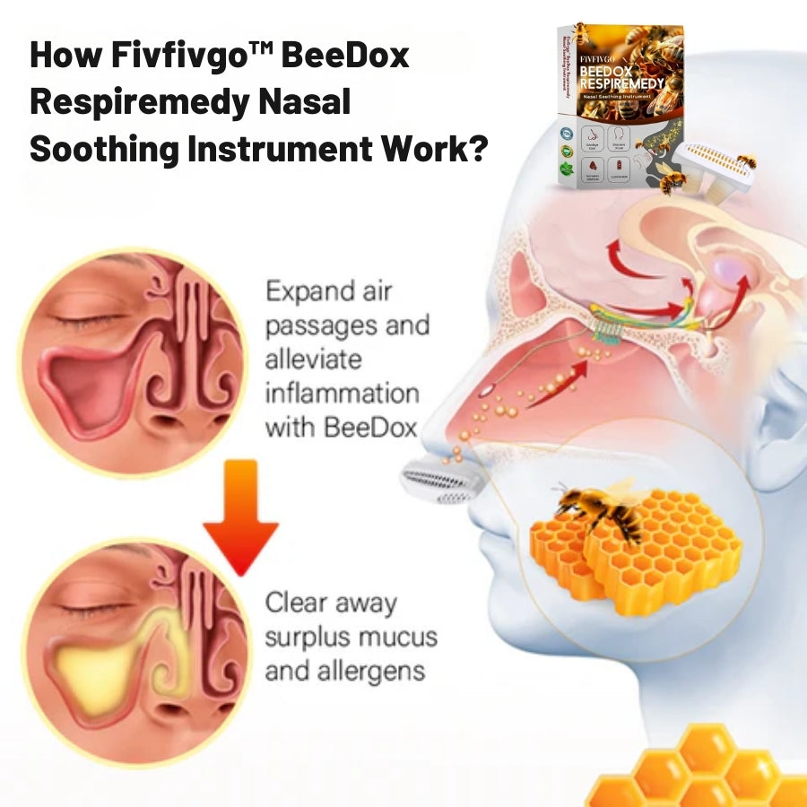 Fivfivgo™ BeeDox Respiremedy Nasal Soothing Instrument