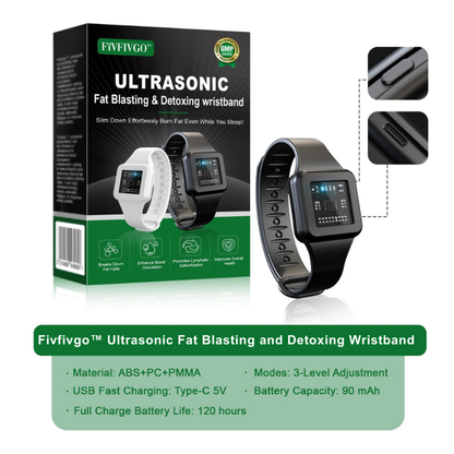 Fivfivgo™ Ultrasonic Fat Blasting and Detoxing Wristband