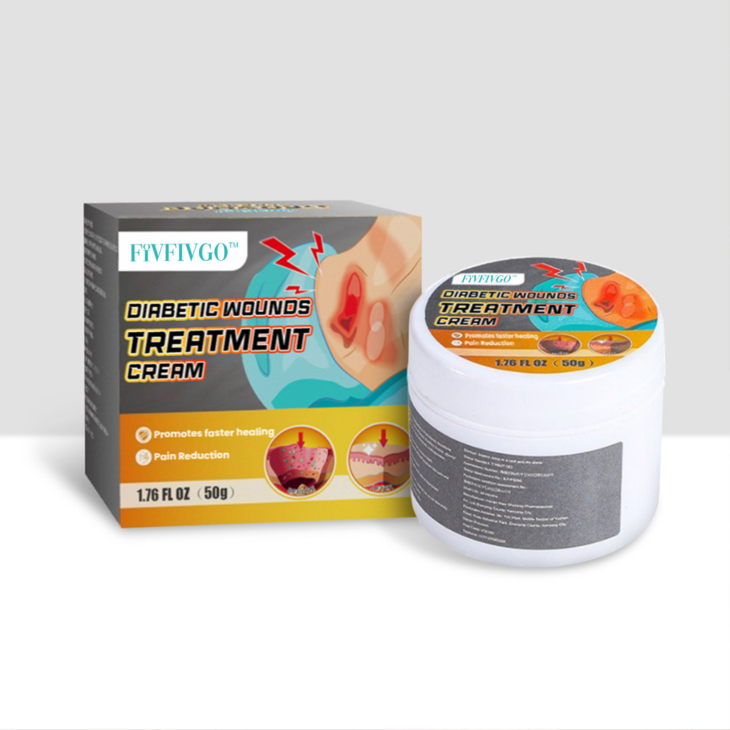 Fivfivgo™ Advanced Diabetic Wound Care Cream