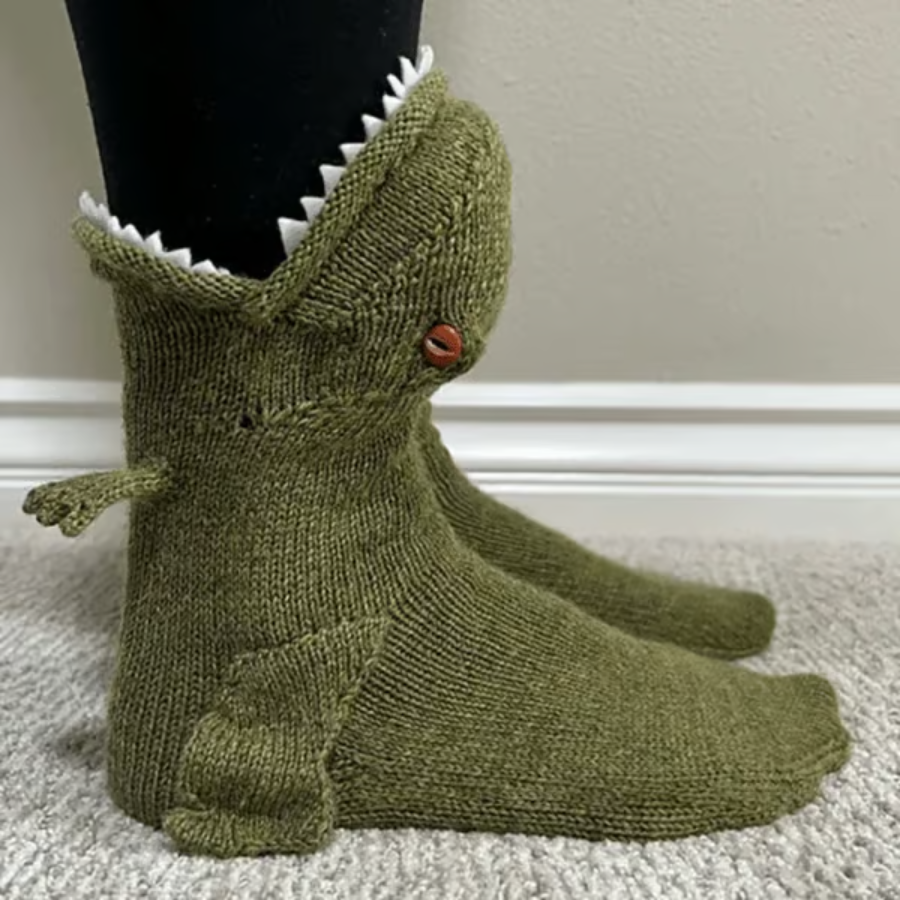 3D Knitted Animals Socks