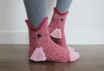 3D Knitted Animals Socks