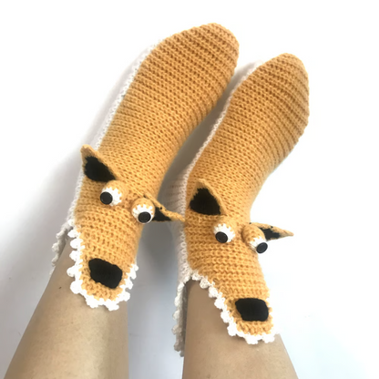 3D Knitted Animals Socks