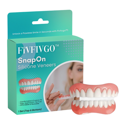 Fivfivgo™ SnapOn Silicone Veneers - your perfect smile awaits you! 🦷 Limited time 50% discount!