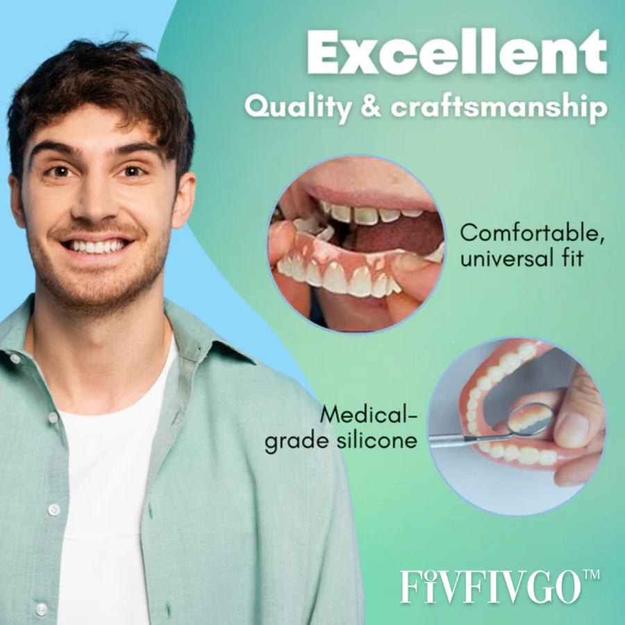 Fivfivgo™ SnapOn Silicone Veneers - your perfect smile awaits you! 🦷 Limited time 50% discount!