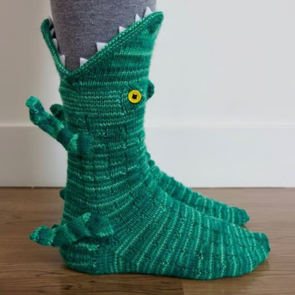 3D Knitted Animals Socks